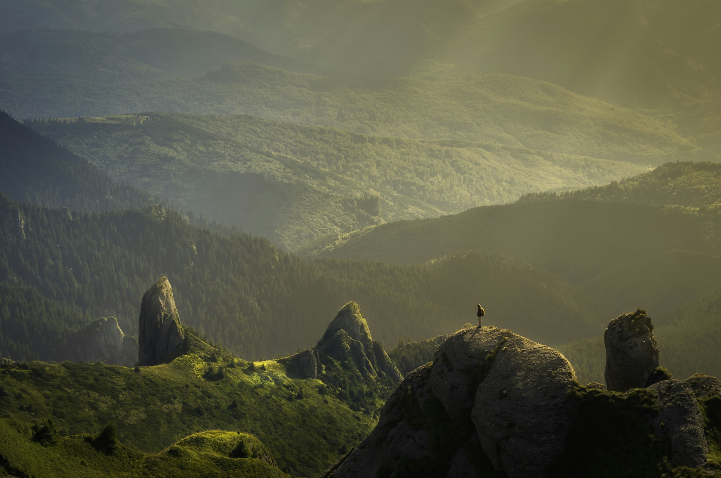 Mountain landscape and open natural environment